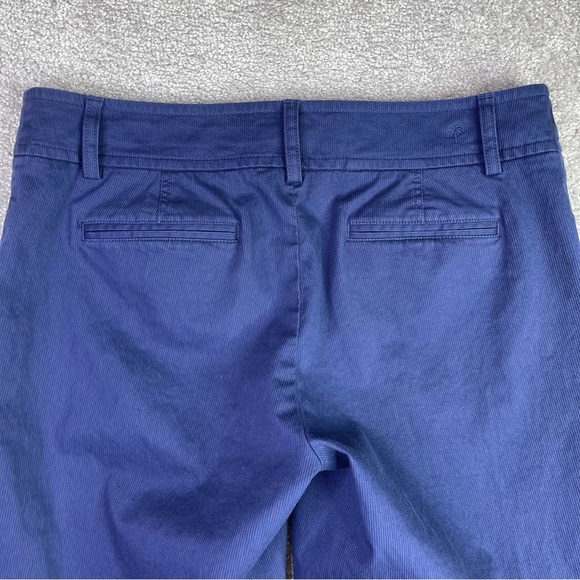 Lilly Pulitzer Palm Beach Fit Capri Pants Women’s 12 Navy Blue Straight Mid-Rise - Picture 4 of 13